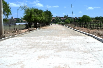 Foto - entrega de pavimentação