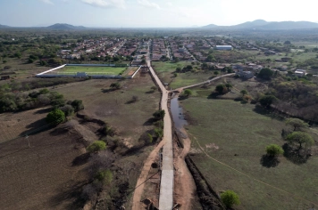 Foto - entrega de pavimentação