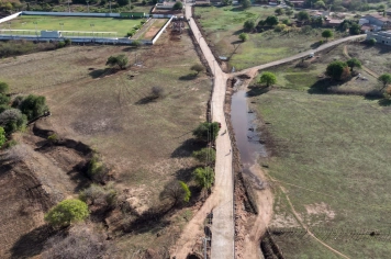 Foto - entrega de pavimentação
