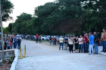 Foto - entrega de pavimentação