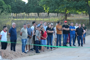 Foto - entrega de pavimentação
