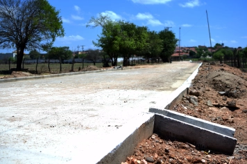 Foto - entrega de pavimentação