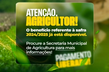 Garantia-Safra 2024/2025 disponível