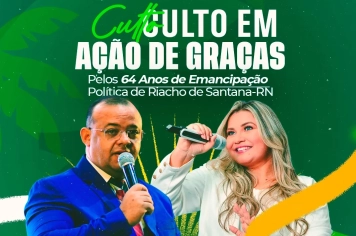 CULTO EM AÇÃO DE GRAÇAS