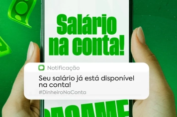 SALÁRIO NA CONTA