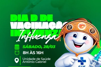 DIA D DE VACINAÇÃO CONTRA A INFLUENZA