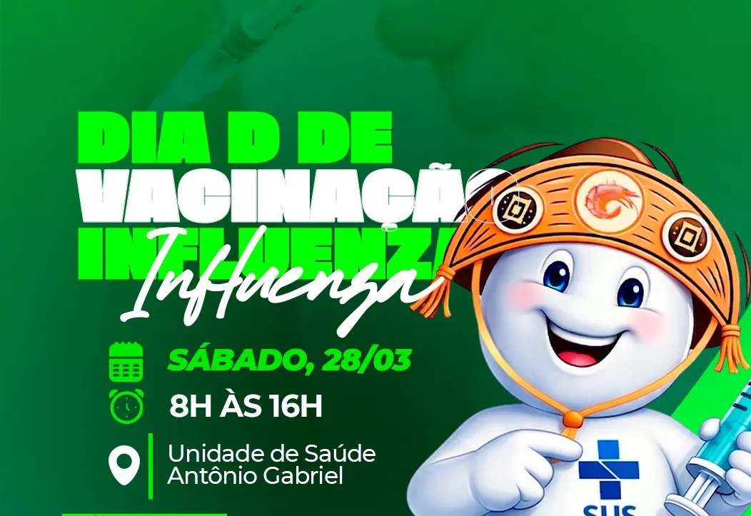 DIA D DE VACINAÇÃO CONTRA A INFLUENZA